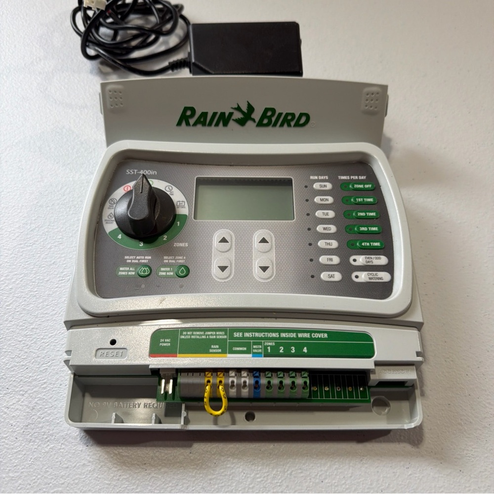 Rain Bird SST400IN 4-Station Indoor Controller SST Irrigation Timer Simple Set
